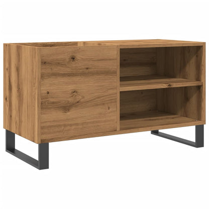 Mobile Porta Dischi Rovere Artigianale 84,5x38x48cm Multistrato