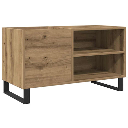 Mobile Porta Dischi Rovere Artigianale 84,5x38x48cm Multistrato