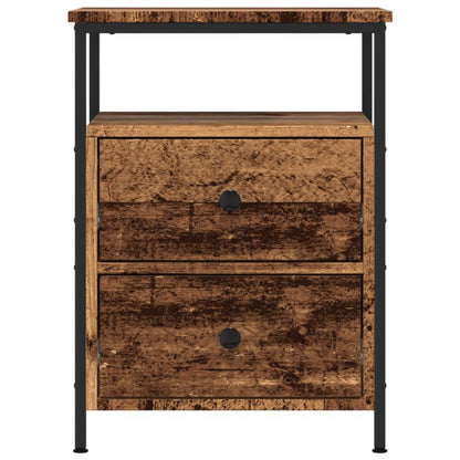 Comodino Legno Antico 44x45x60 cm in Legno Multistrato
