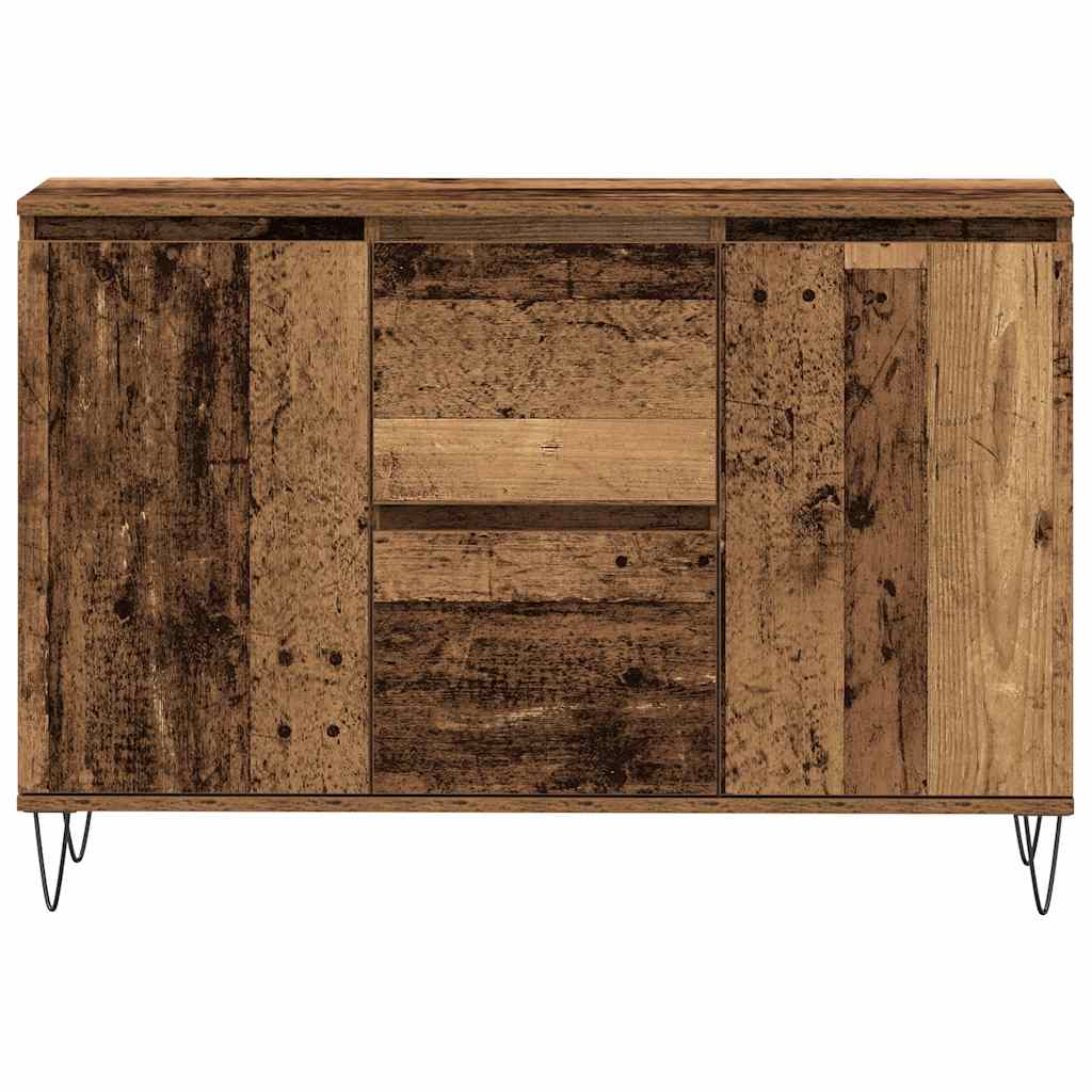 Credenza Legno Antico 104x35x70 cm in Legno Multistrato