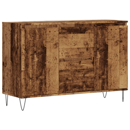 Credenza Legno Antico 104x35x70 cm in Legno Multistrato