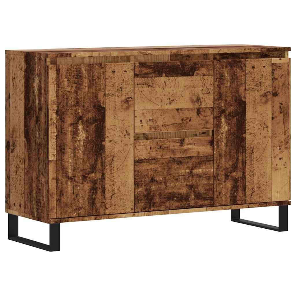 Credenza Legno Antico 101,5x35x70 cm in Legno Multistrato