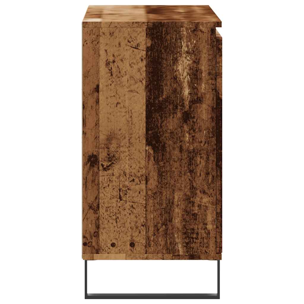 Credenza Legno Antico 101,5x35x70 cm in Legno Multistrato