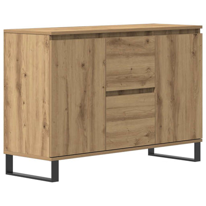 Credenza Rovere Artigianale 101,5x35x70 cm in Legno Multistrato