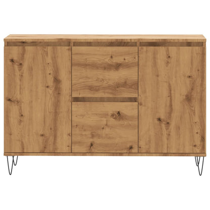 Credenza Rovere Artigianale 104x35x70 cm in Legno Multistrato