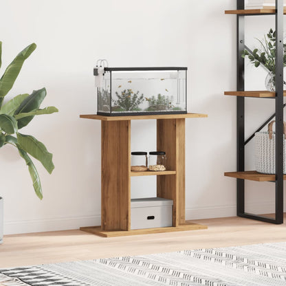 Supporto Acquario 60x30x60 cm Multistrato Rovere Artigianale