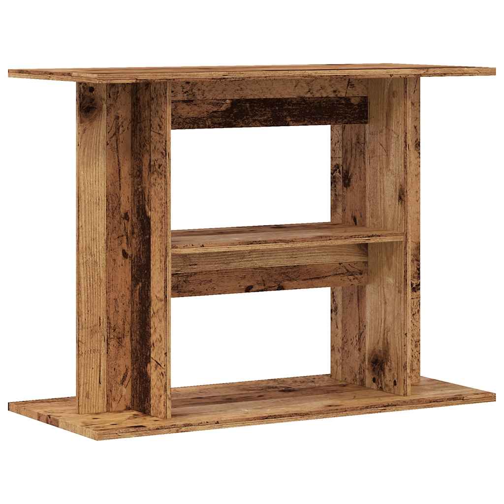 Supporto Acquario 80x35x60 cm in Legno Multistrato Legno Antico