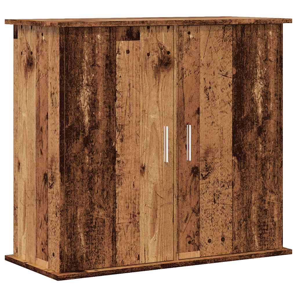 Supporto Acquario 81x36x73 cm in Legno Multistrato Legno Antico