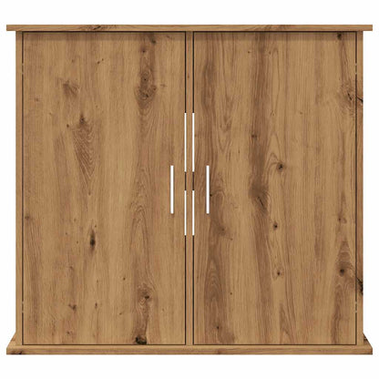 Supporto Acquario 81x36x73 cm Multistrato Rovere Artigianale
