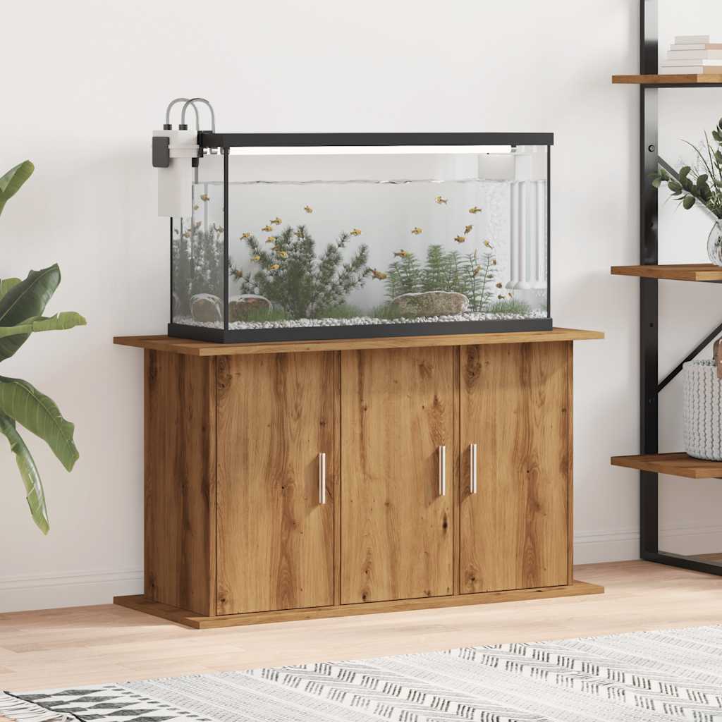Supporto Acquario 101x41x58 cm Multistrato Rovere Artigianale