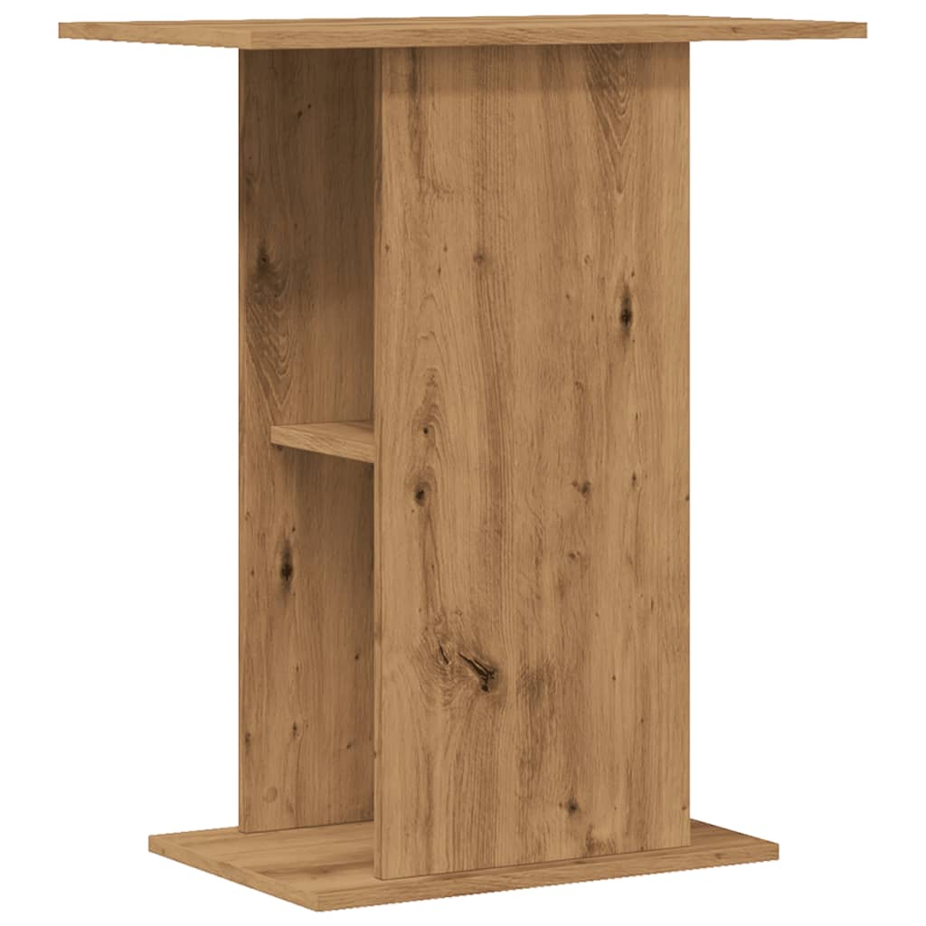 Supporto Acquario Rovere Artigianale 36x60,5x72,5cm Truciolato