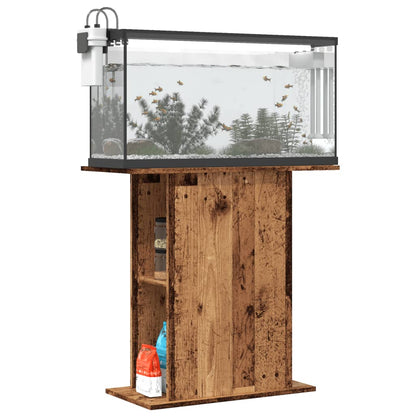 Supporto per Acquario Legno Antico 36x75x72,5cm in Truciolato
