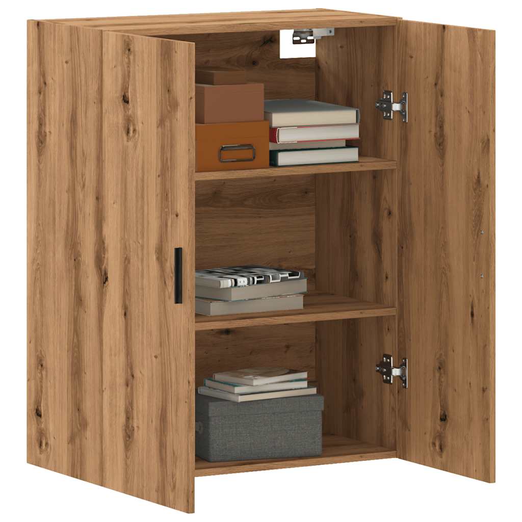 Mobile a Parete Rovere Artigianale 69,5x34x90 cm