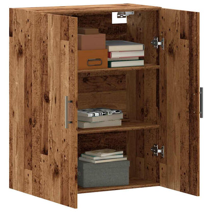 Mobile a Parete Legno Antico 69,5x34x90 cm