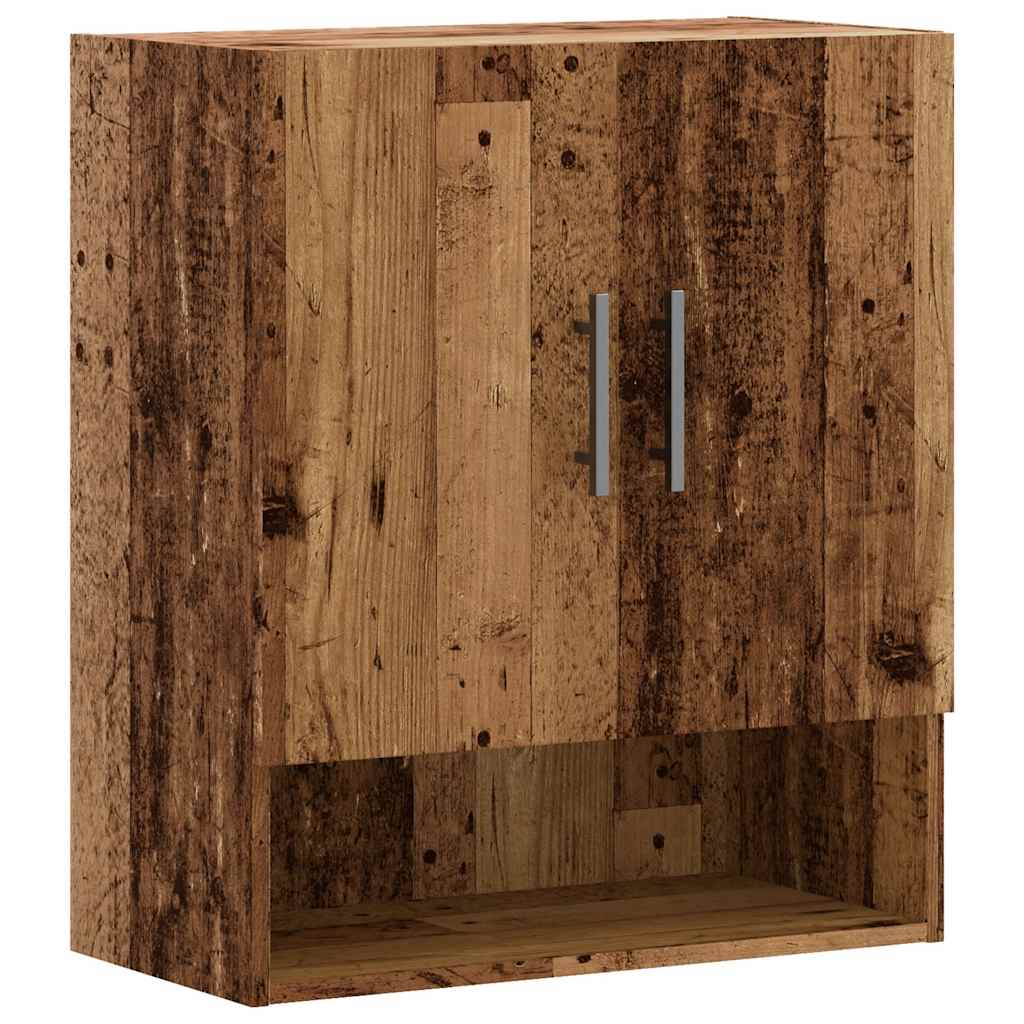 Armadietto a Muro Legno Antico 60x31x70 cm in Truciolato