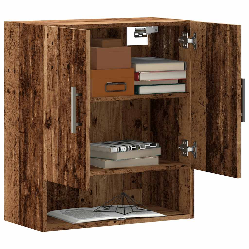 Armadietto a Muro Legno Antico 60x31x70 cm in Truciolato