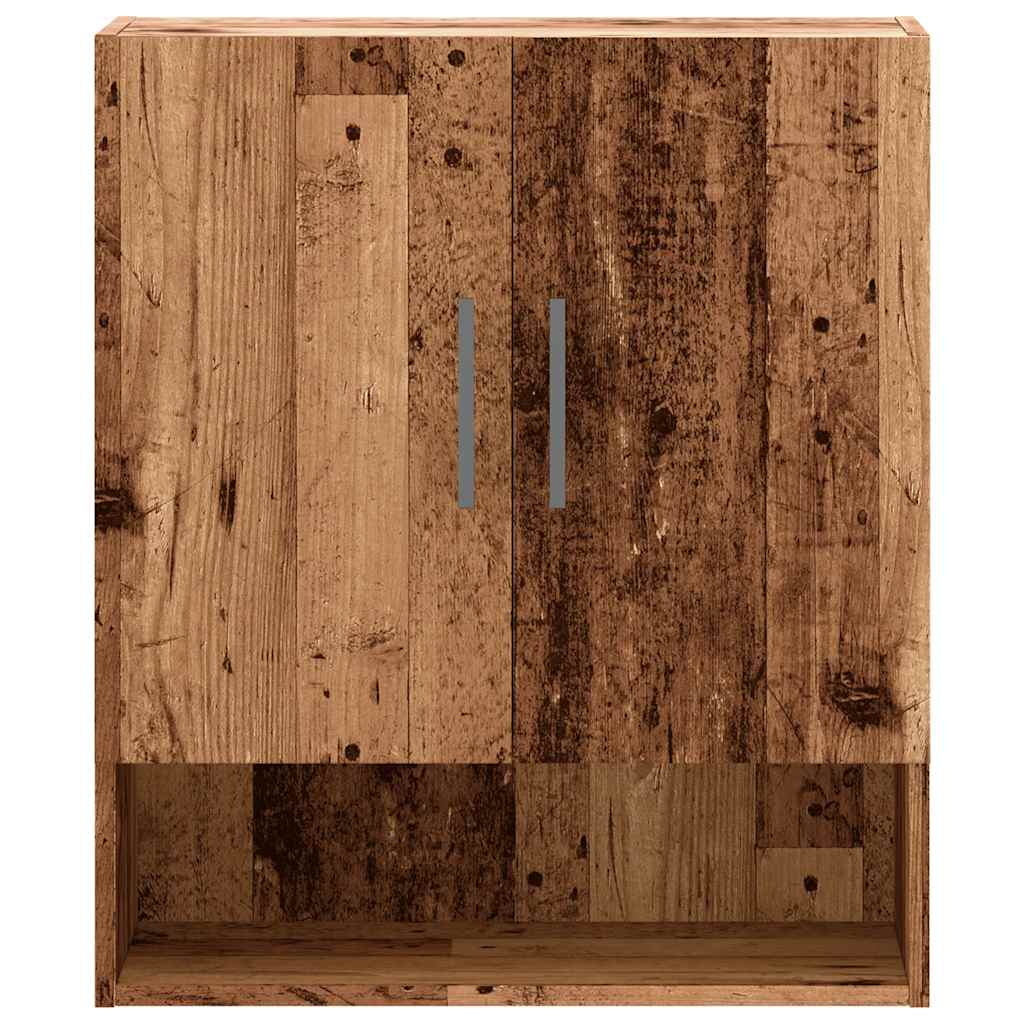 Armadietto a Muro Legno Antico 60x31x70 cm in Truciolato