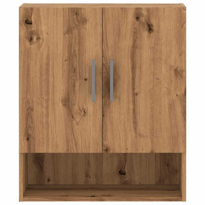 Armadietto a Muro Rovere Artigianale 60x31x70 cm in Truciolato