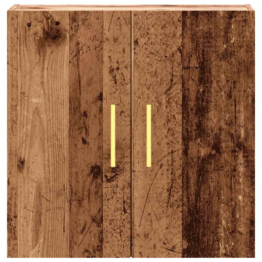 Armadietto a Muro Legno Vecchio 60x31x60 cm in Truciolato