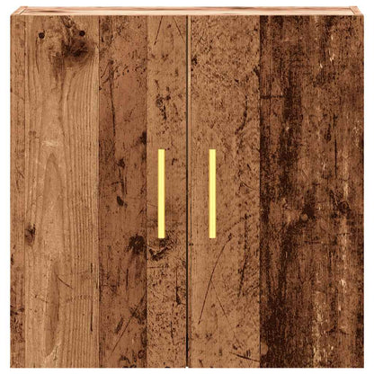 Armadietto a Muro Legno Vecchio 60x31x60 cm in Truciolato