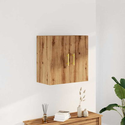 Armadietto a Muro Rovere Artigianale 60x31x60 cm in Truciolato
