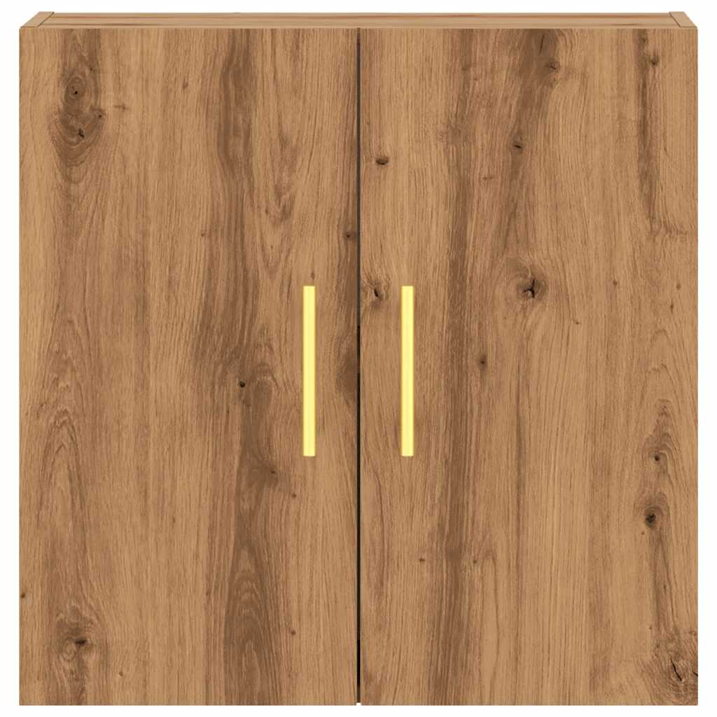 Armadietto a Muro Rovere Artigianale 60x31x60 cm in Truciolato
