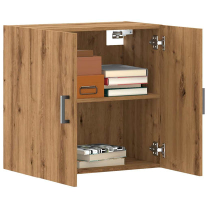 Armadietto a Muro Rovere Artigianale 60x31x60 cm in Truciolato