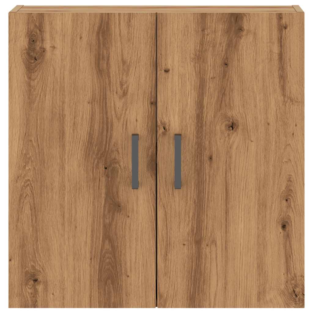 Armadietto a Muro Rovere Artigianale 60x31x60 cm in Truciolato
