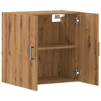 Armadietto a Muro Rovere Artigianale 60x31x60 cm in Truciolato