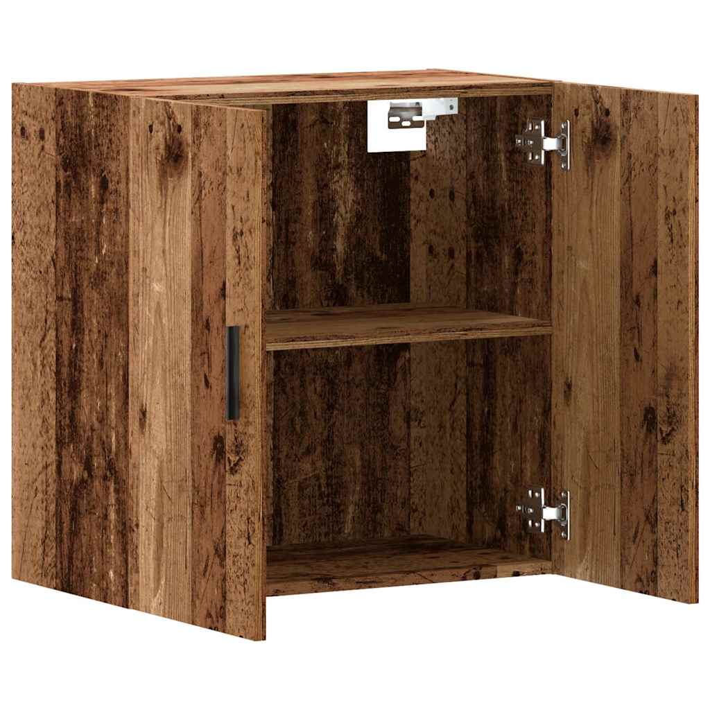 Armadietto a Muro Legno Vecchio 60x31x60 cm in Truciolato