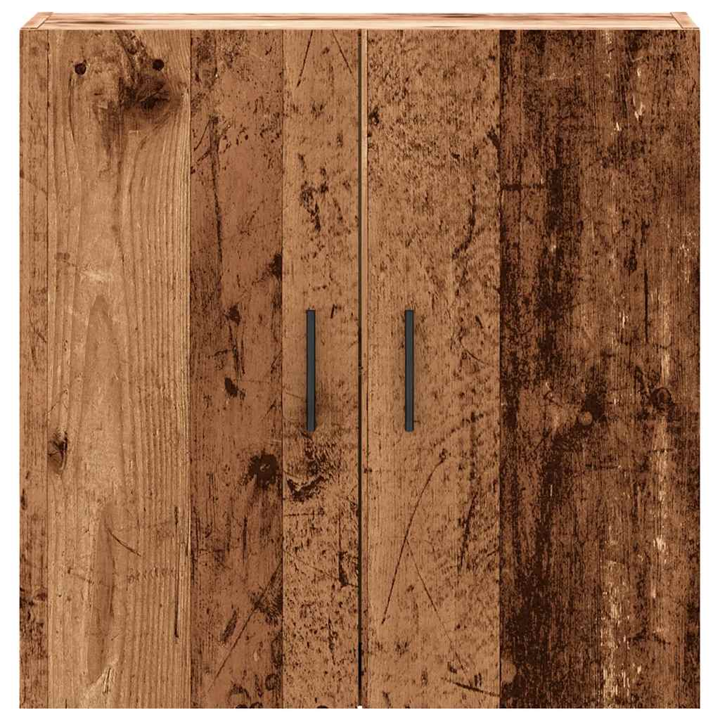 Armadietto a Muro Legno Vecchio 60x31x60 cm in Truciolato