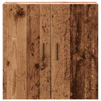 Armadietto a Muro Legno Vecchio 60x31x60 cm in Truciolato
