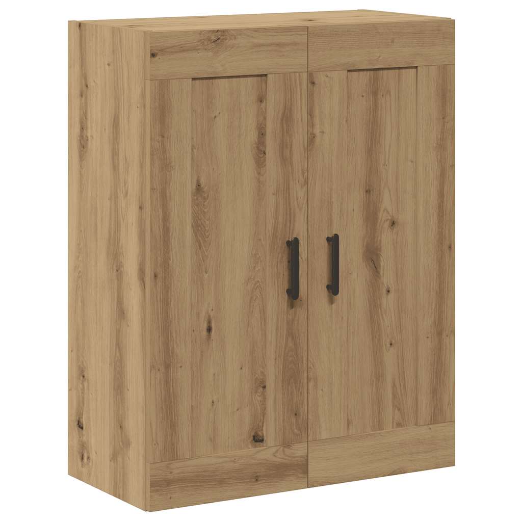 Credenza Rovere Artigianale 69,5x34x90 cm in Legno Multistrato