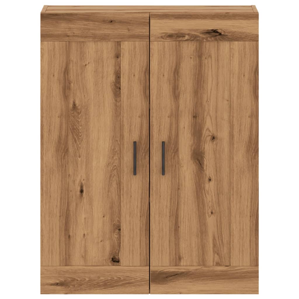 Mobile a Parete Rovere Artigianale 69,5x34x90 cm in Truciolato