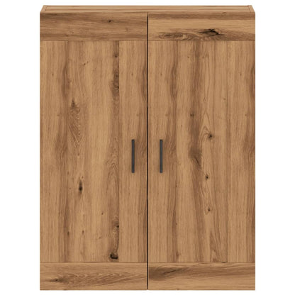 Mobile a Parete Rovere Artigianale 69,5x34x90 cm in Truciolato