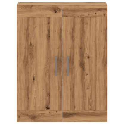 Mobile a Parete Rovere Artigianale 69,5x34x90 cm in Truciolato