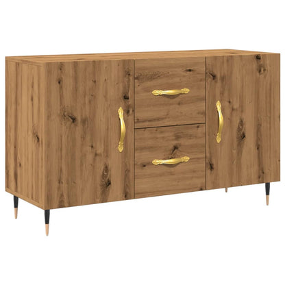 Credenza Rovere Artigianale 100x36x60 cm in Legno Multistrato