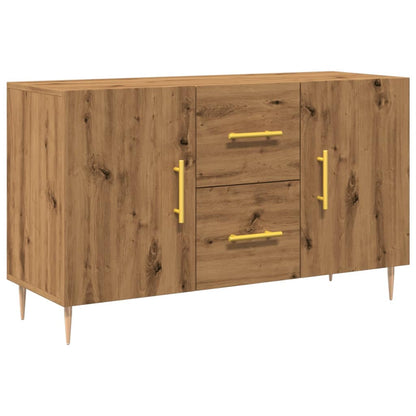 Credenza Rovere Artigianale 100x36x60 cm in Legno Multistrato