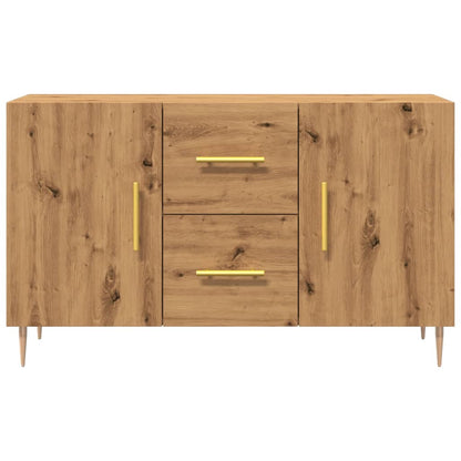Credenza Rovere Artigianale 100x36x60 cm in Legno Multistrato