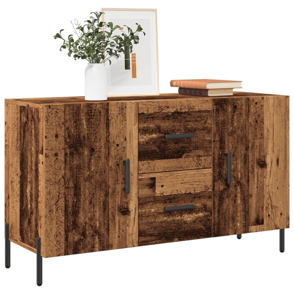 Credenza Legno Antico 100x36x60 cm in Legno Multistrato