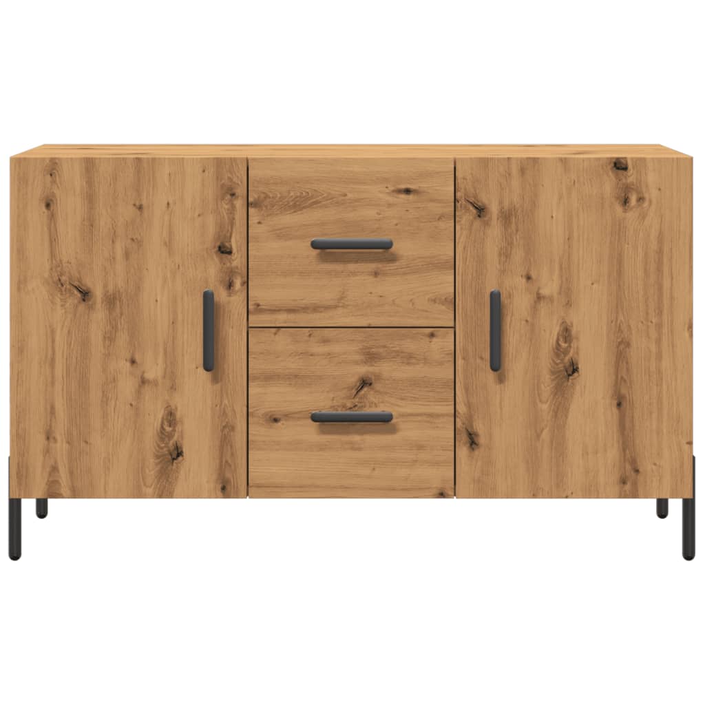 Credenza Rovere Artigianale 100x36x60 cm in Legno Multistrato