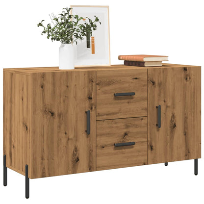 Credenza Rovere Artigianale 100x36x60 cm in Legno Multistrato
