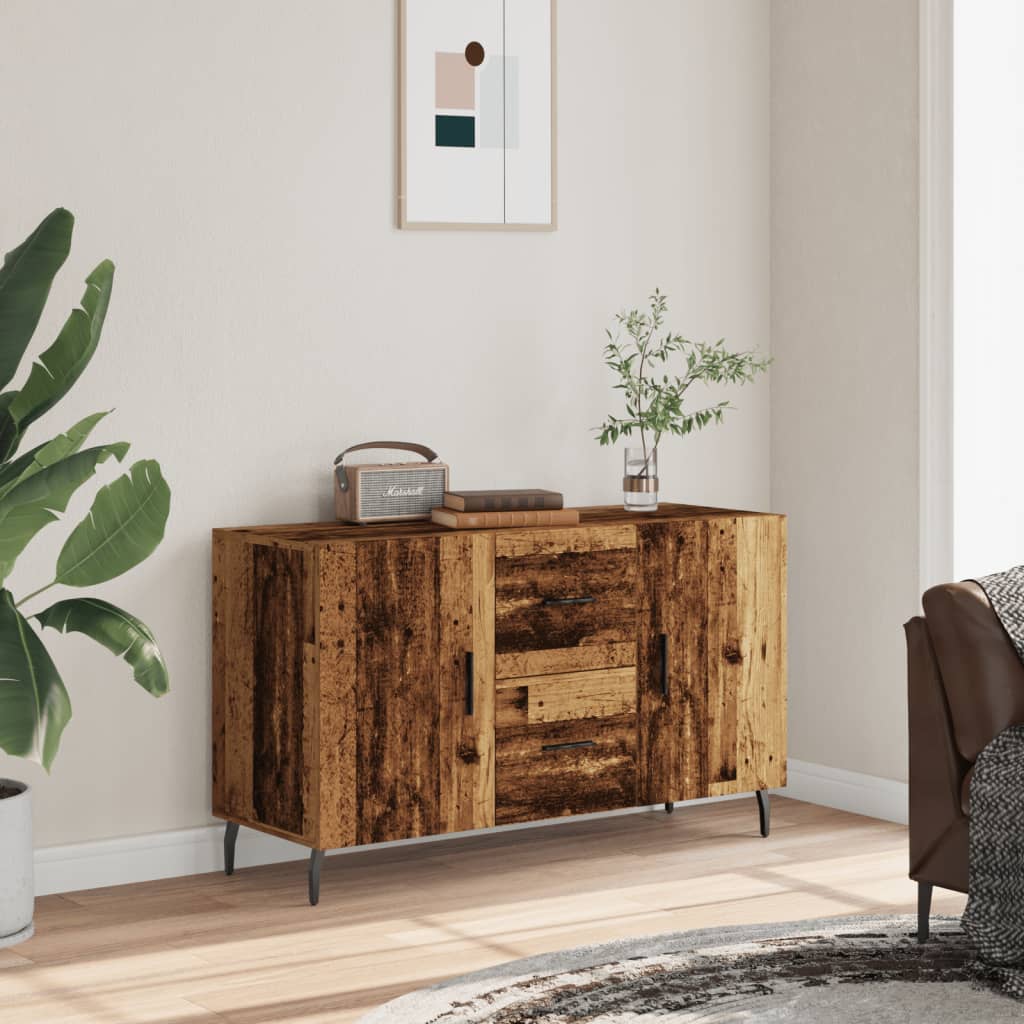 Credenza Legno Antico 100x36x60 cm in Legno Multistrato