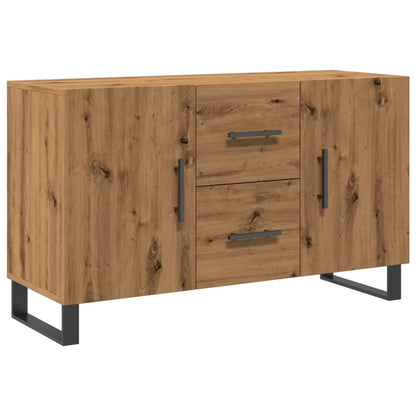 Credenza Rovere Artigianale 100x36x60 cm in Legno Multistrato