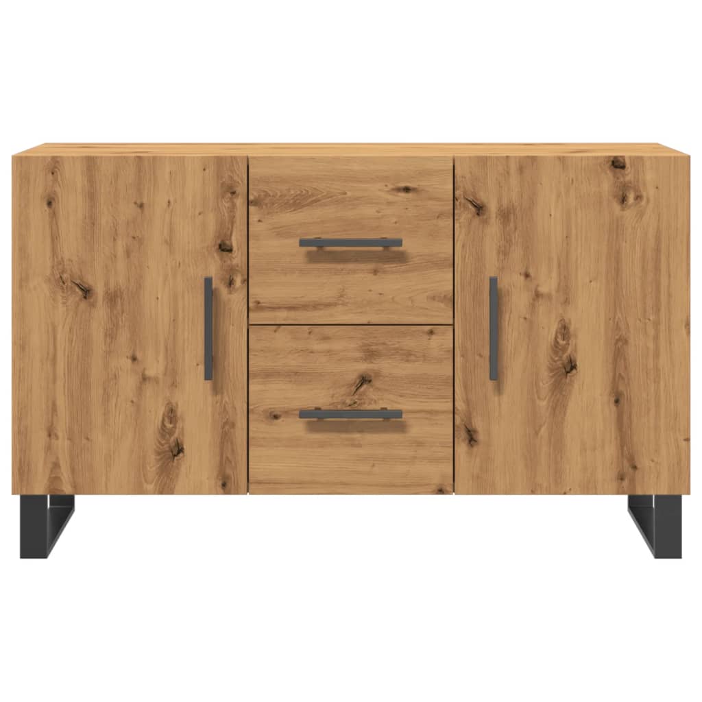 Credenza Rovere Artigianale 100x36x60 cm in Legno Multistrato
