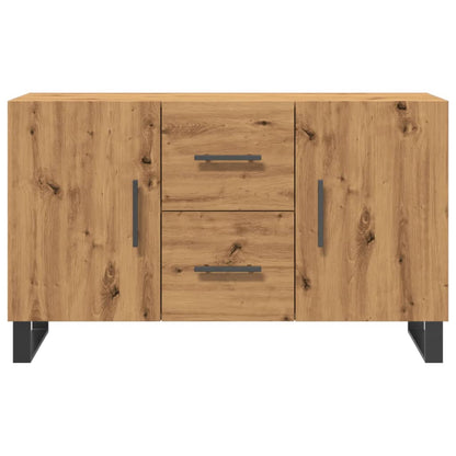Credenza Rovere Artigianale 100x36x60 cm in Legno Multistrato