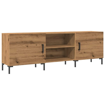 Mobile Porta TV Rovere Artigianale 150x30x50cm in Truciolato