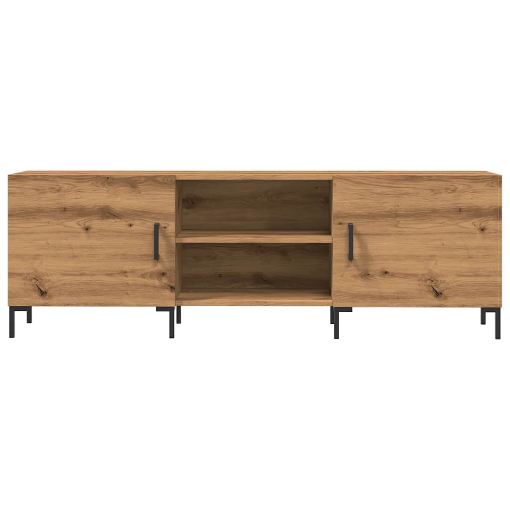 Mobile Porta TV Rovere Artigianale 150x30x50cm in Truciolato