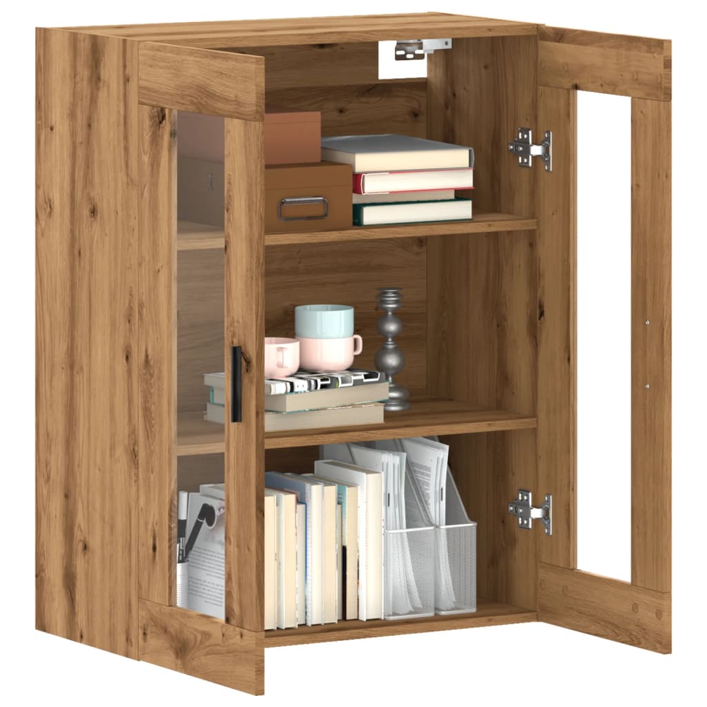 Mobile a Parete Rovere Artigianale 69,5x34x90 cm