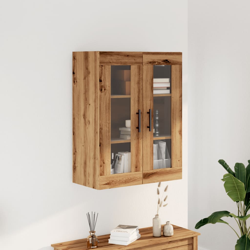 Credenza Rovere Artigianale 69,5x34x90 cm in Legno Multistrato